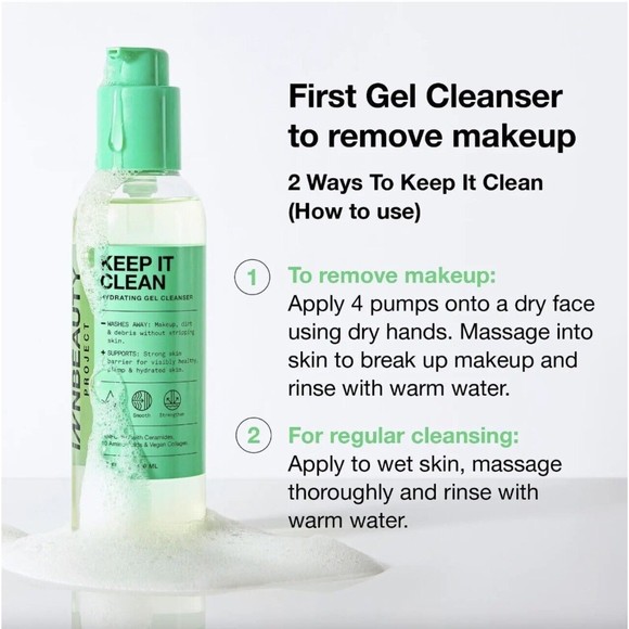 iNNBEAUTY PROJECT Keep It Clean Hydrating Gel Cleanser 200ml New - Picture 2 of 2